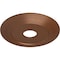 Ekena Millwork Adonis Ceiling Medallion (Fits Canopies up to 10 1/4"), 16 1/8"OD x 3 5/8"ID x 1"P, Polished Copper CM16ADPOS - alternate 4